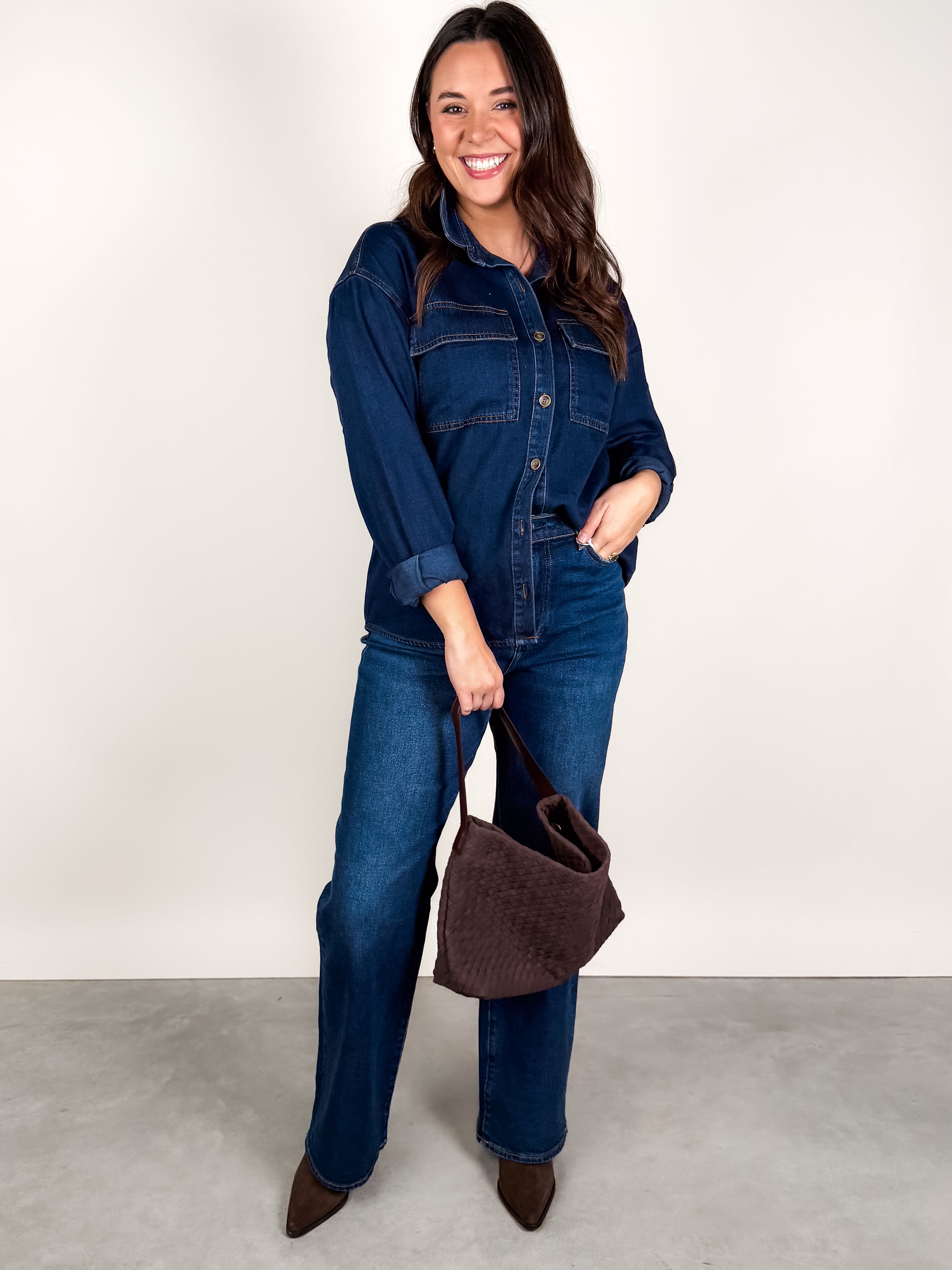 Channing Button Front Shirt Look image