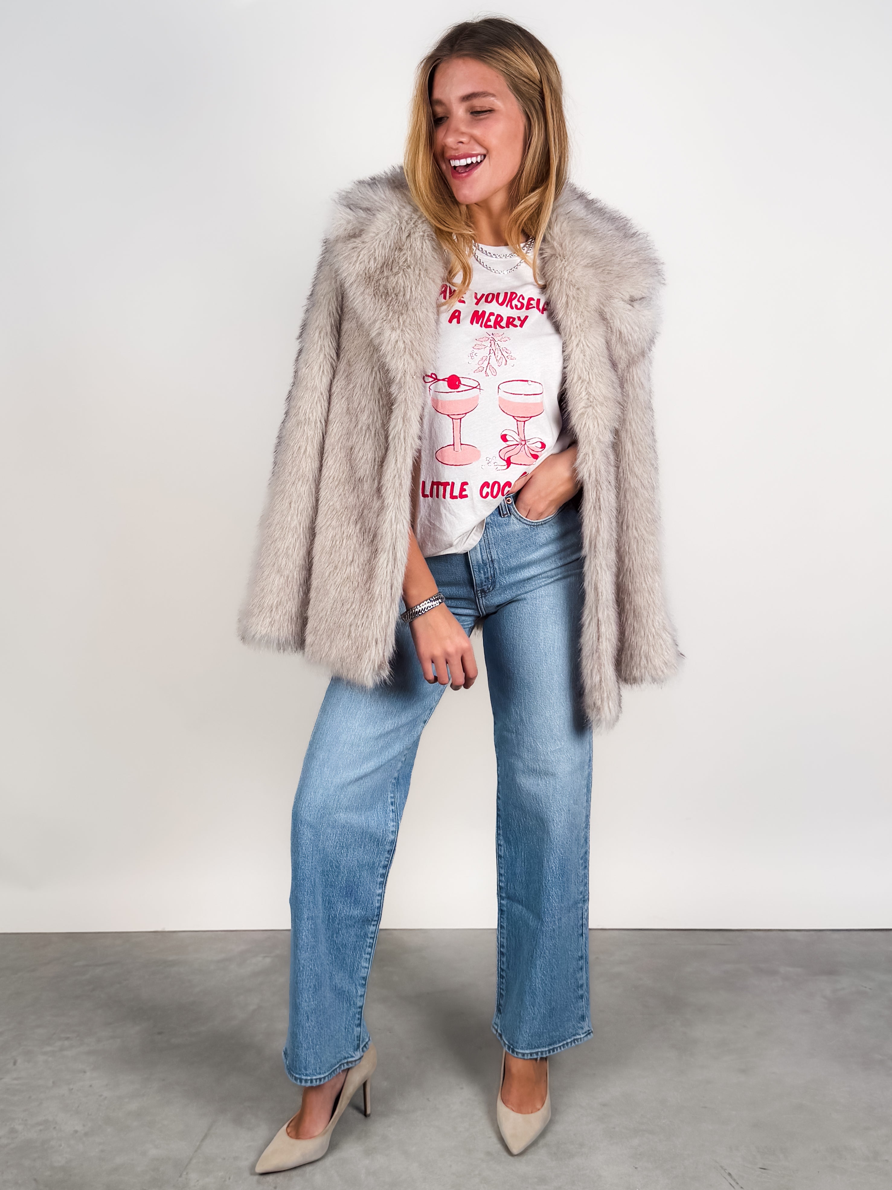 Merry Little Cocktail Tee Look image