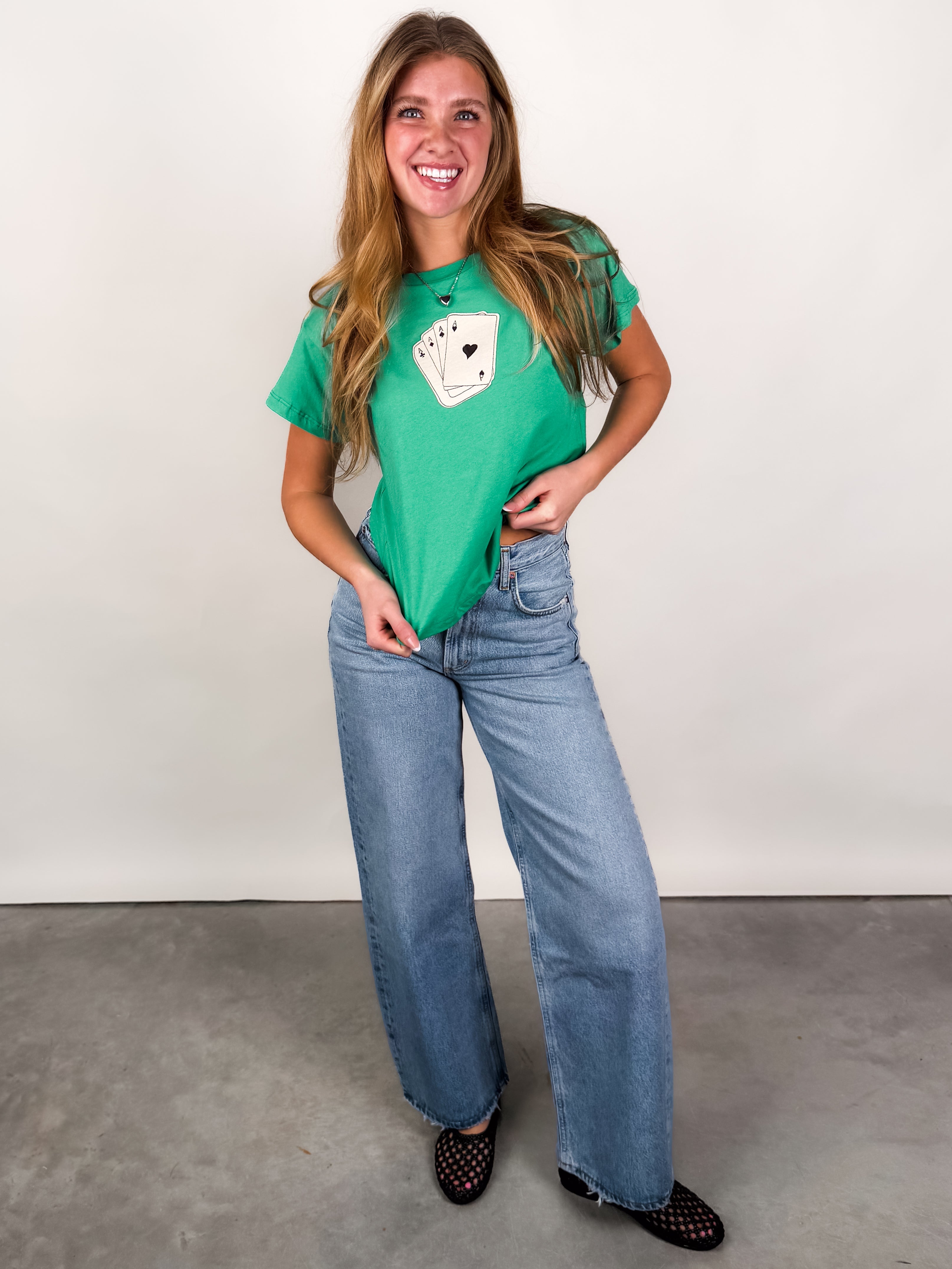 Playing Cards Solo Tee Look image