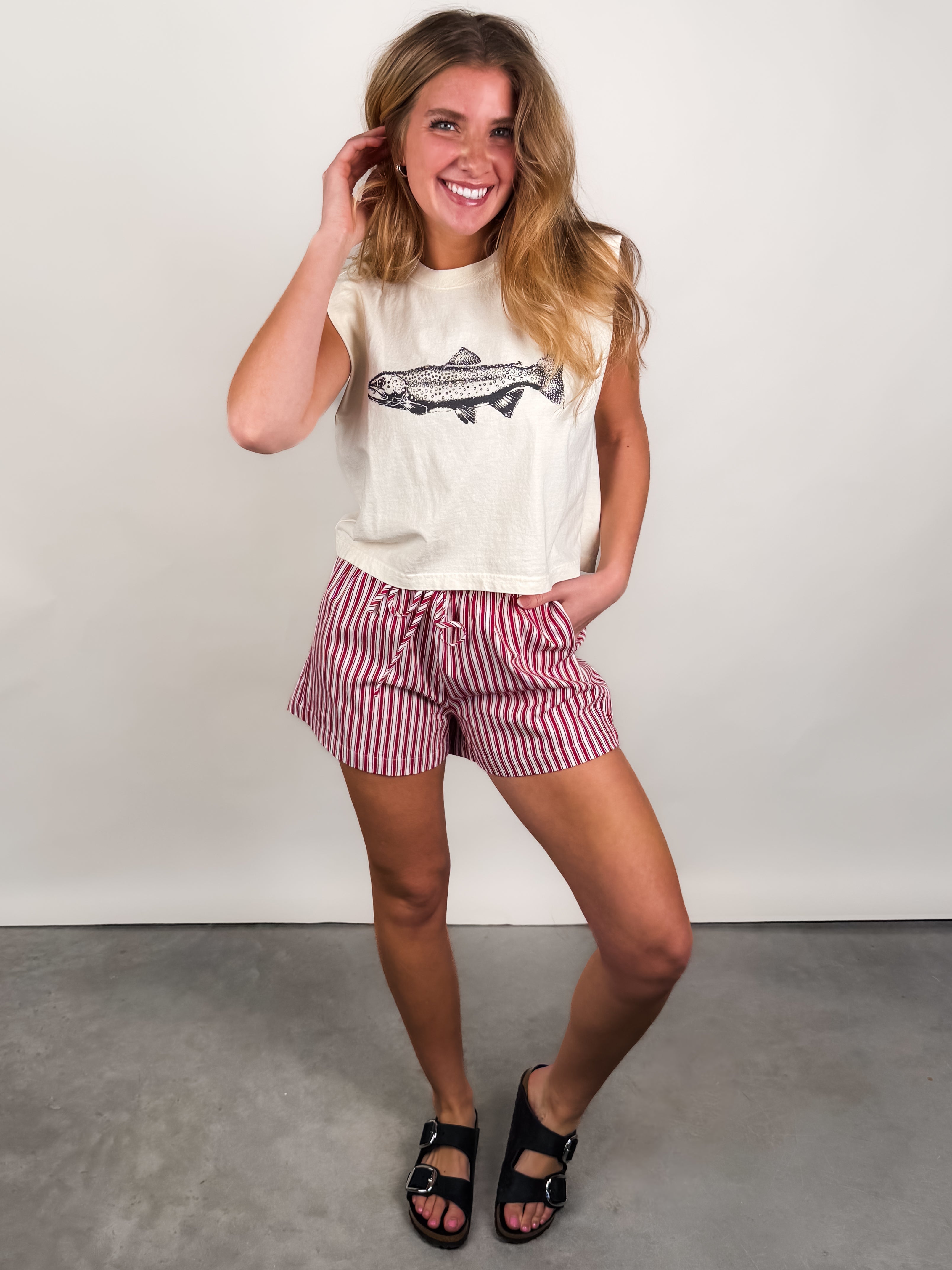 Gone Fishing Muscle Tank Look image