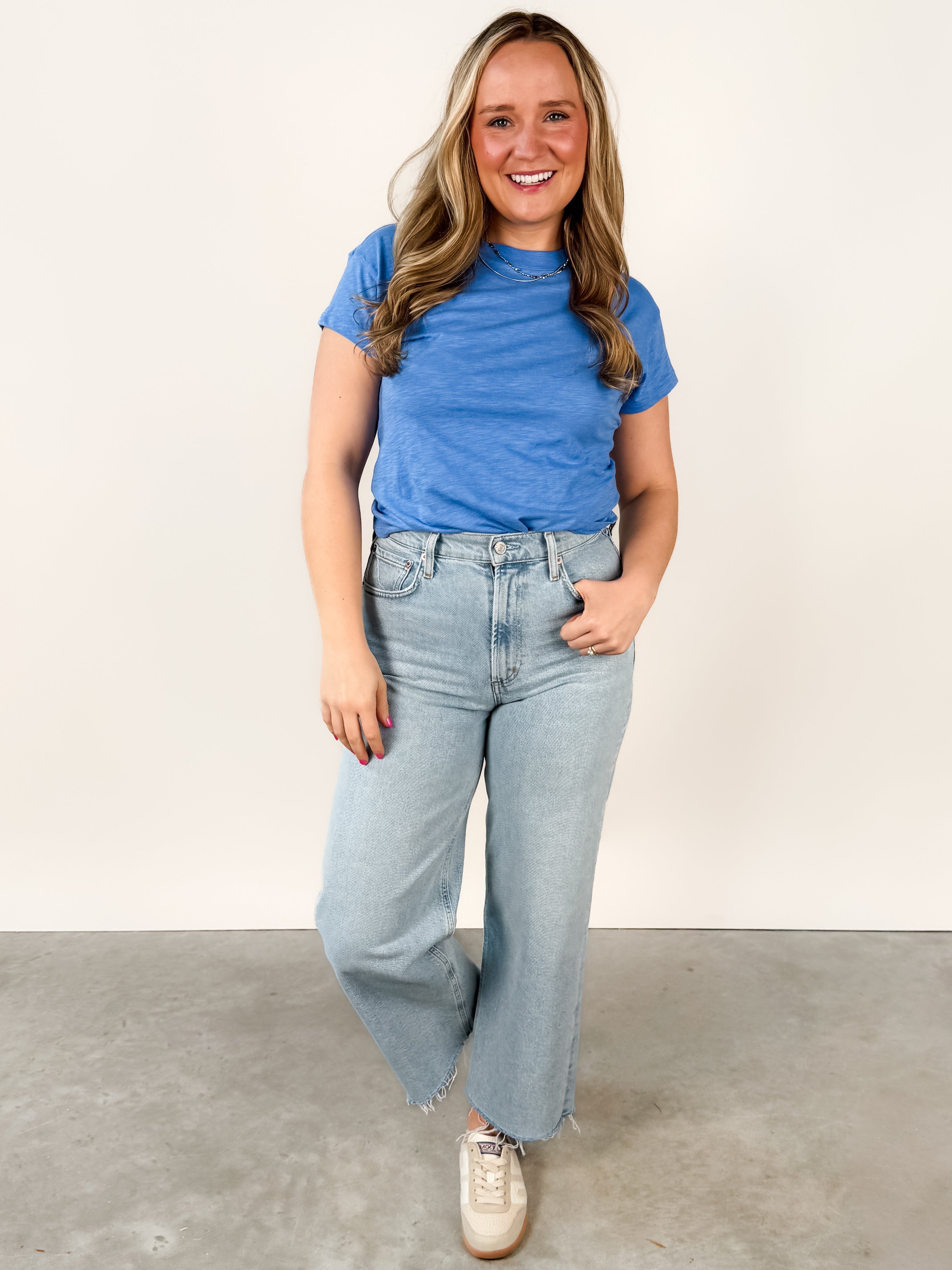 Modern Slub Tee Look image