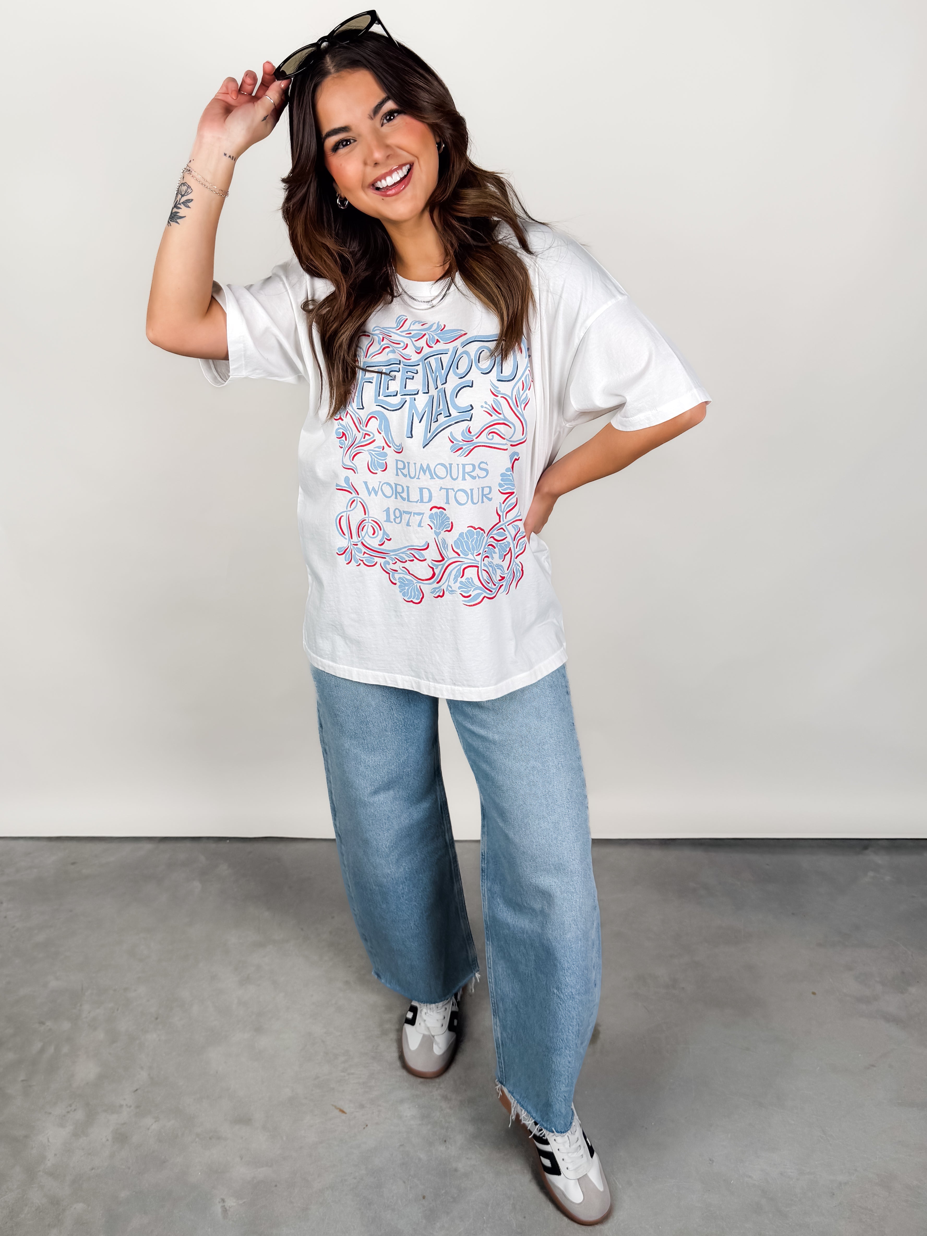 Fleetwood Mac World Tour '77 Merch Tee Look image