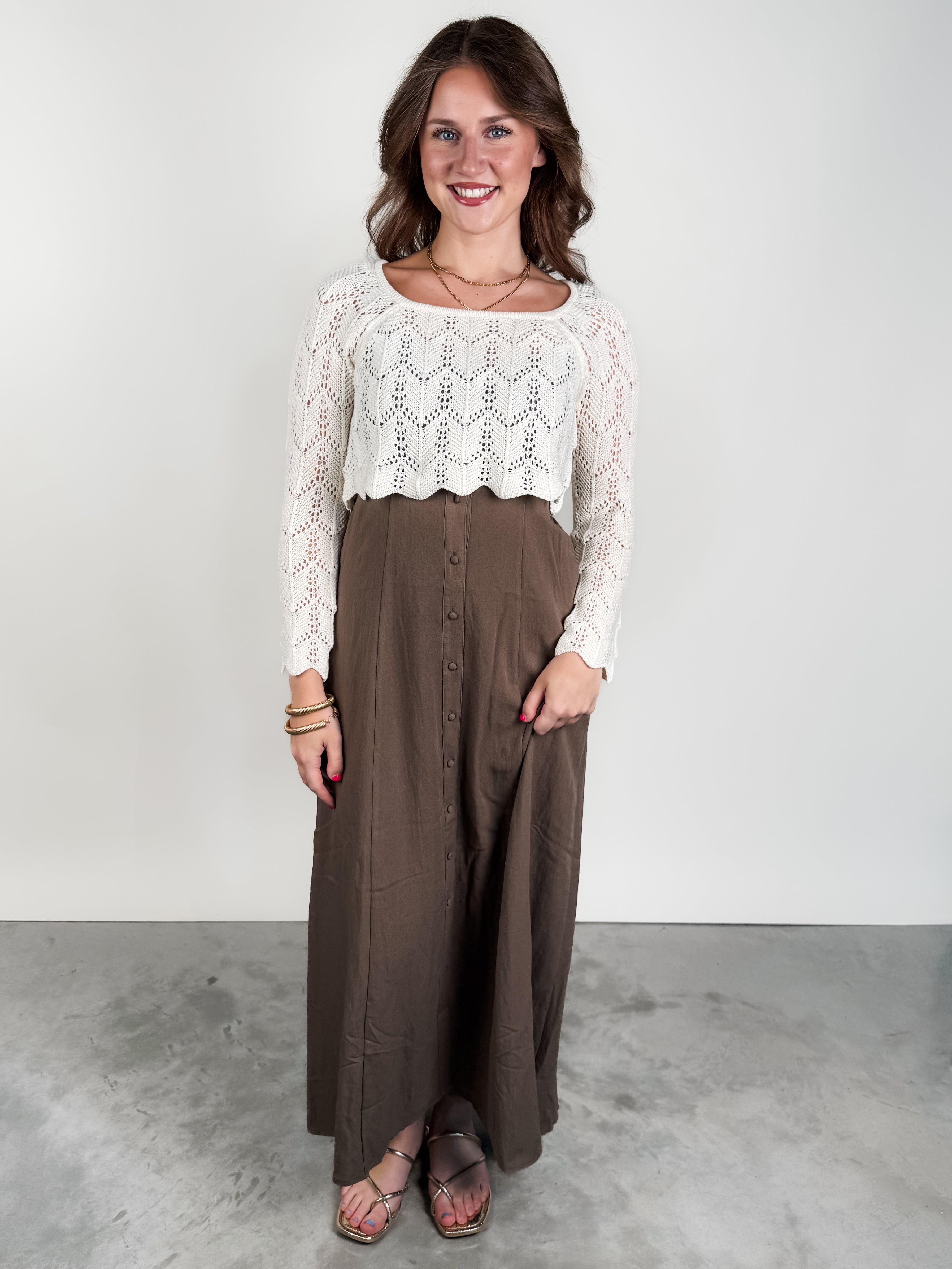 Angel Eyes Midi Dress Look image