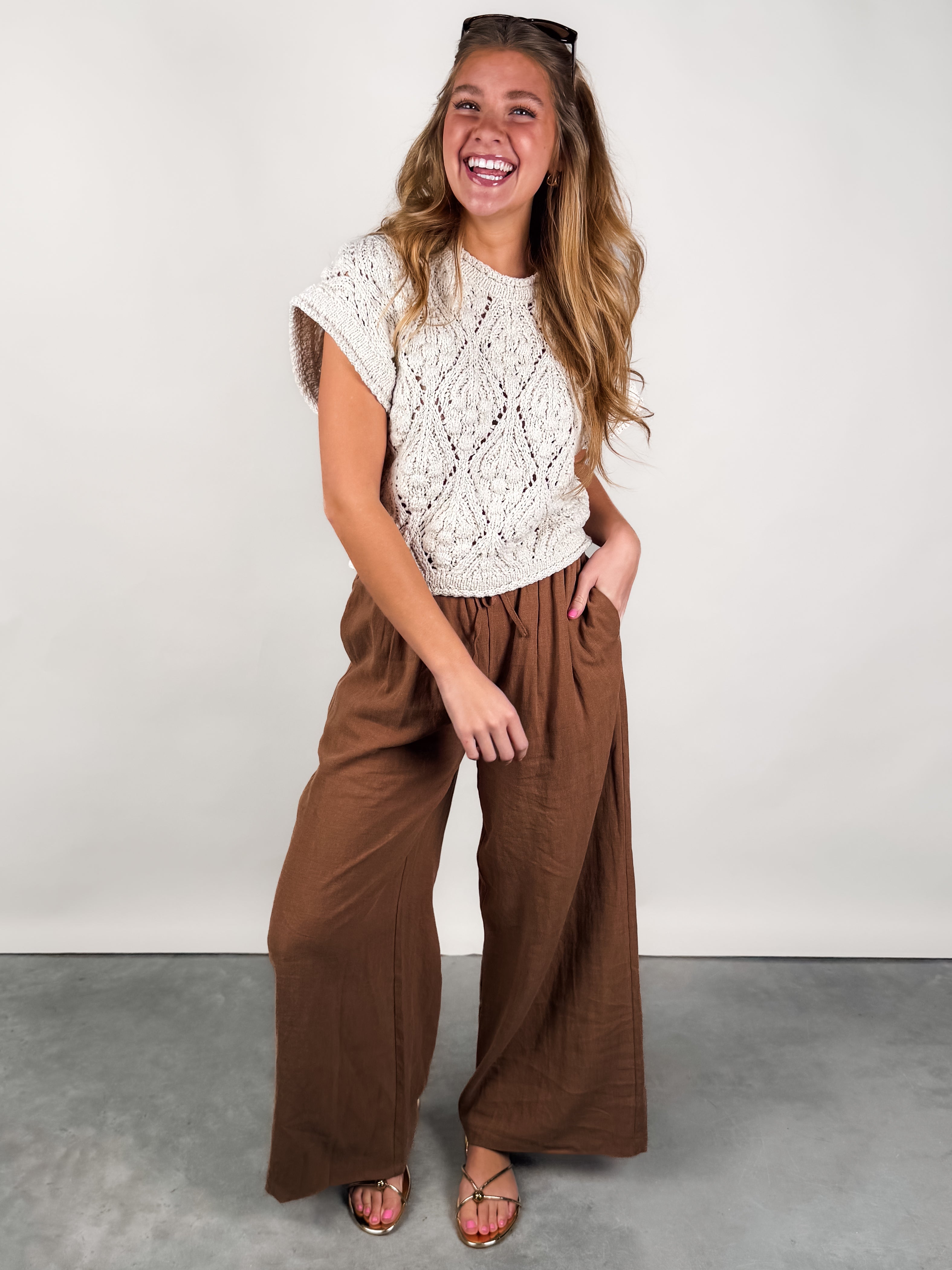 The Chimes Fell Over Sweater Look image