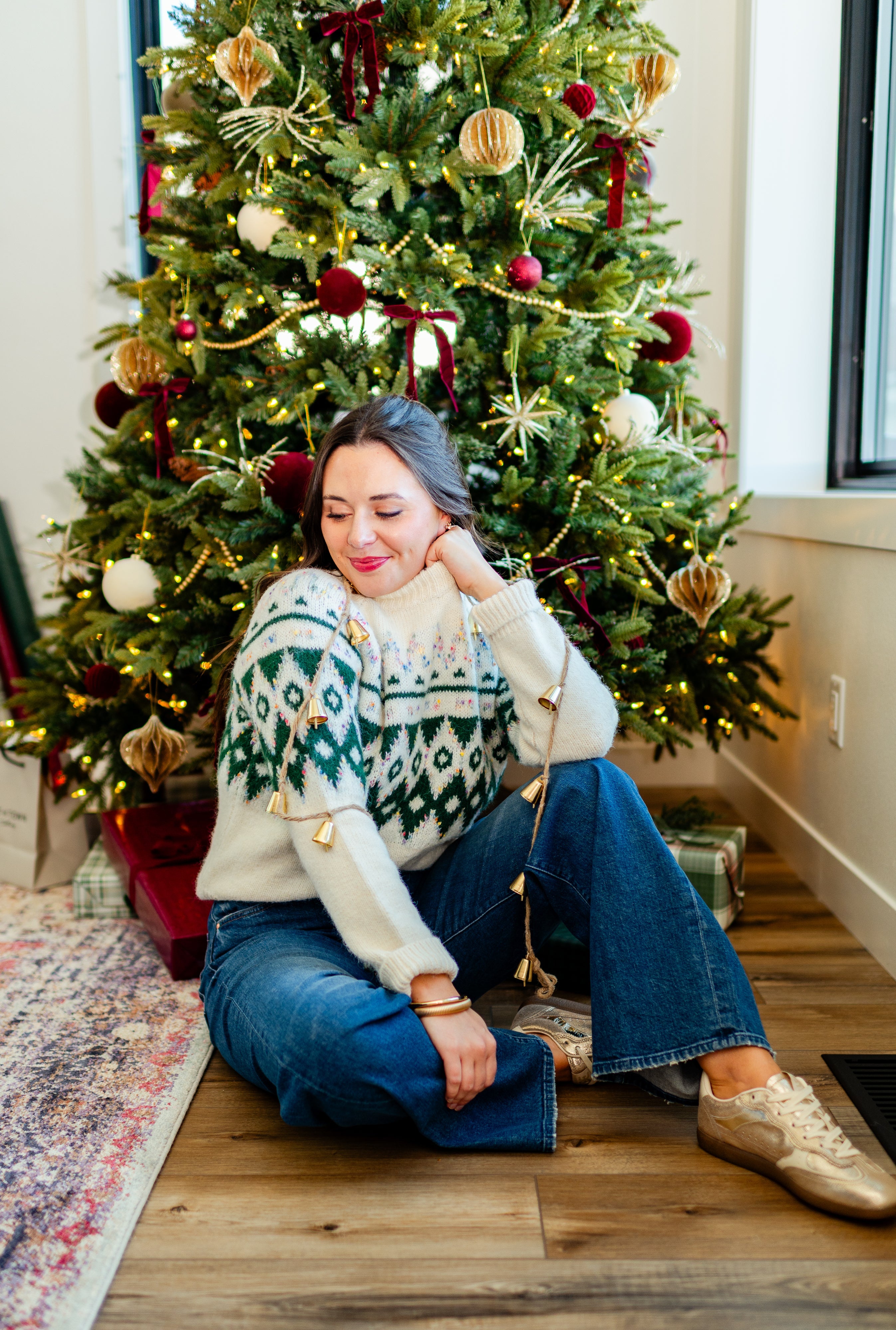 Fairisle Chunky Sweater Look image