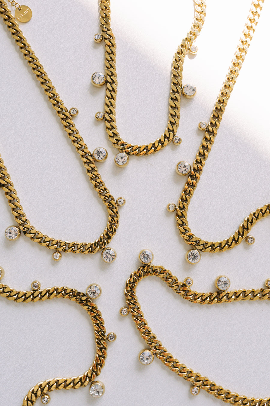 Chloe Crystal Cuban Chain Necklace