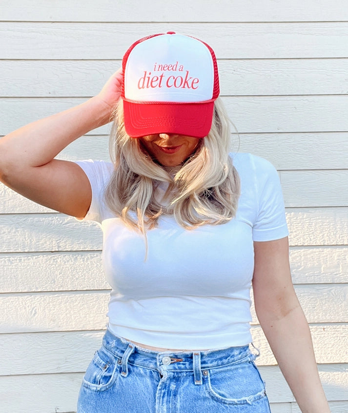 I Need a Diet Coke Trucker Hat