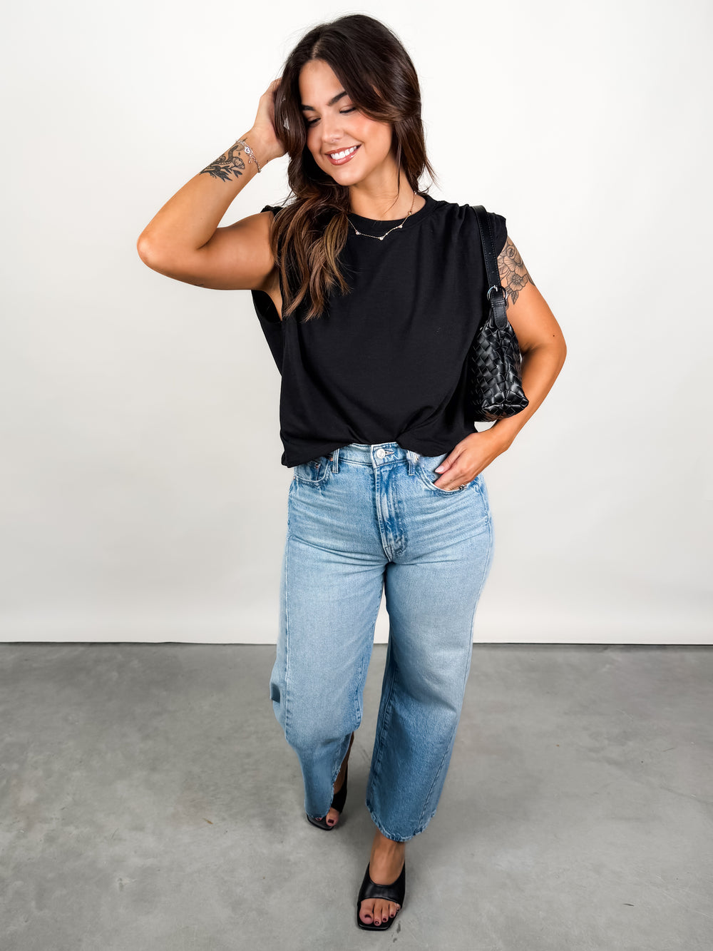 Statuesque Shirred Tank