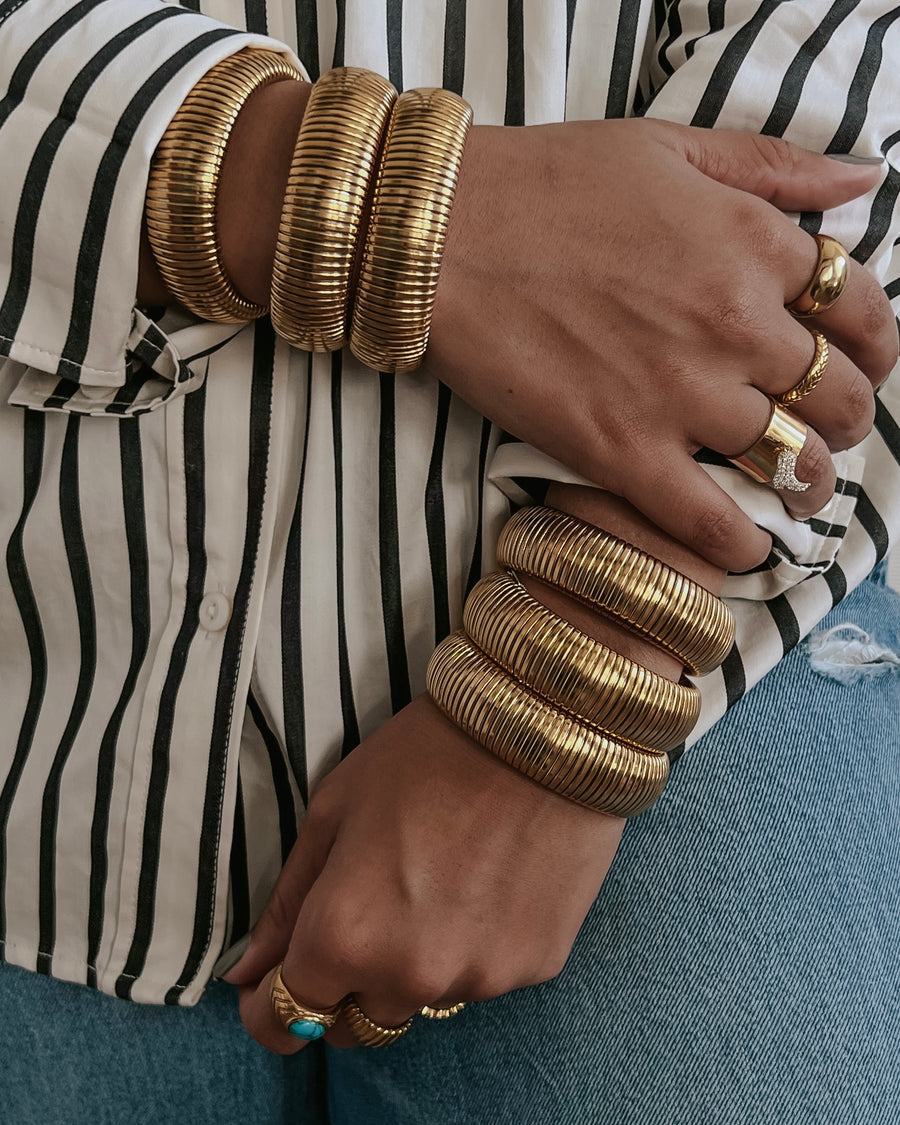 Baia Thick Coil Bangle