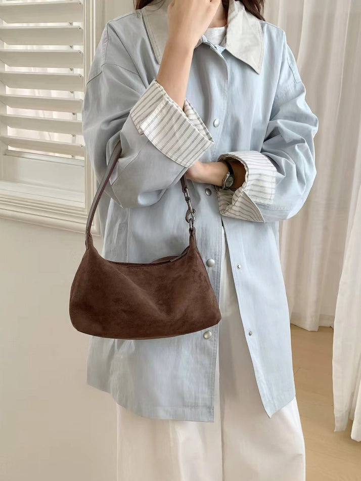 089 Suede Shoulder/Crossbody Bag