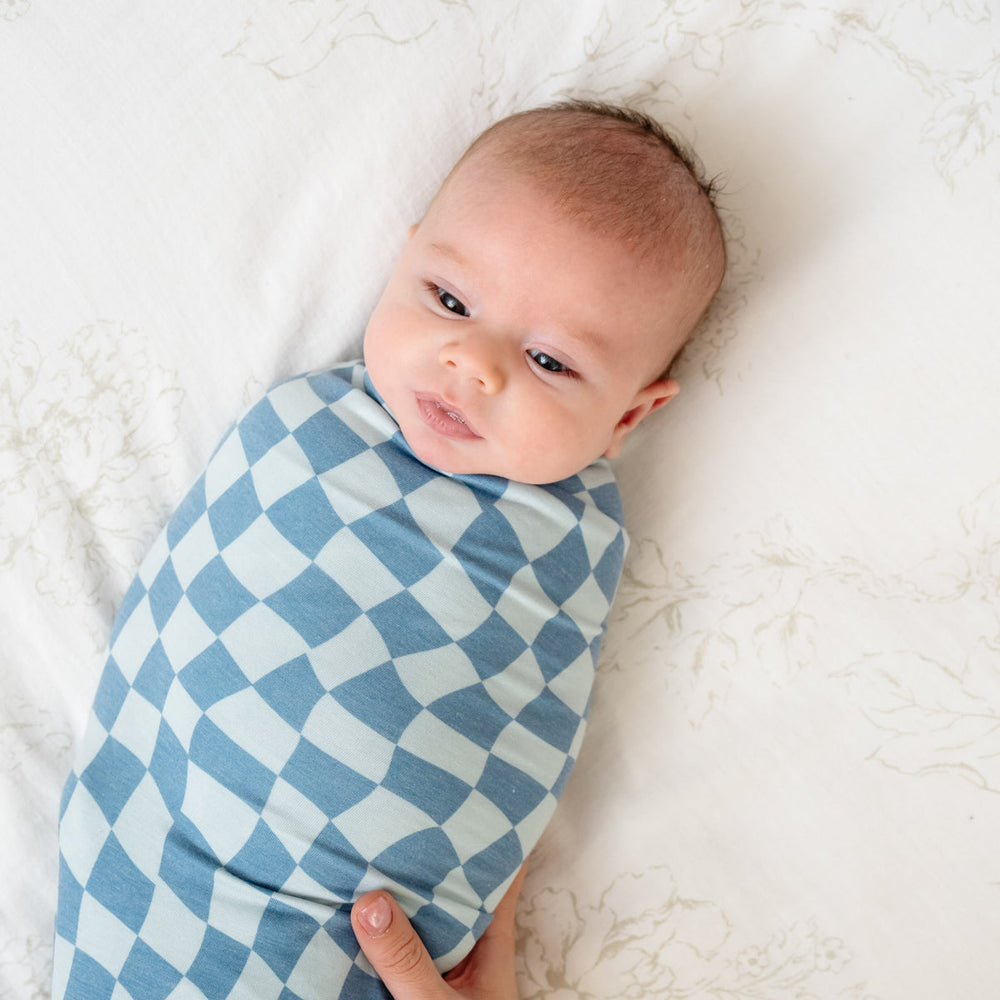Printed Knit Swaddle Blanket