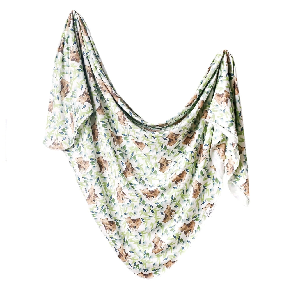 Printed Knit Swaddle Blanket