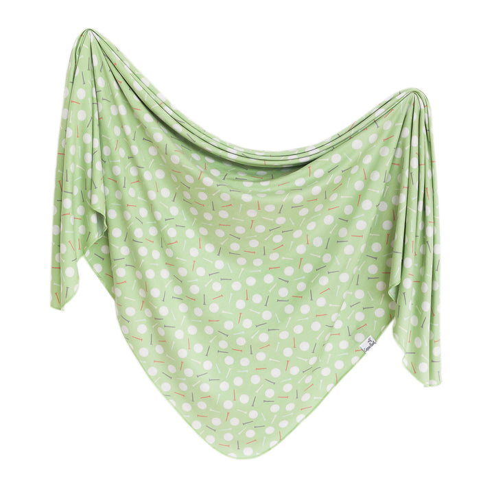 Printed Knit Swaddle Blanket