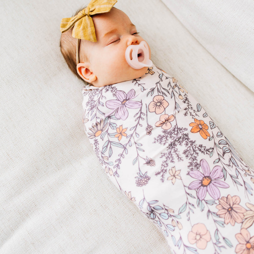 Printed Knit Swaddle Blanket