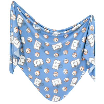 Printed Knit Swaddle Blanket