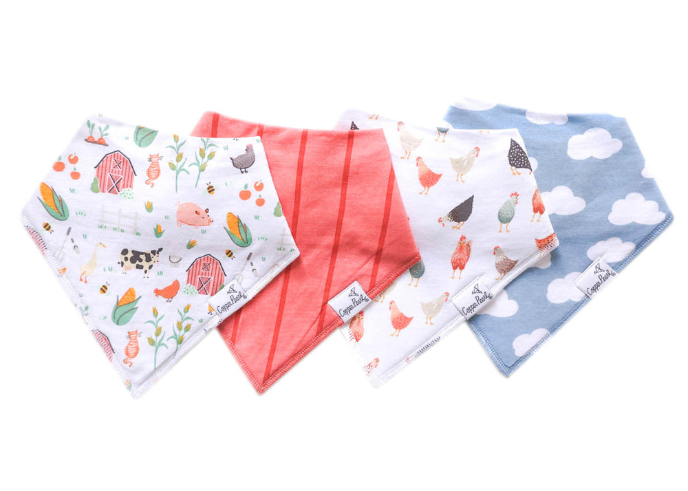 Bandana Bibs (4-Pack)