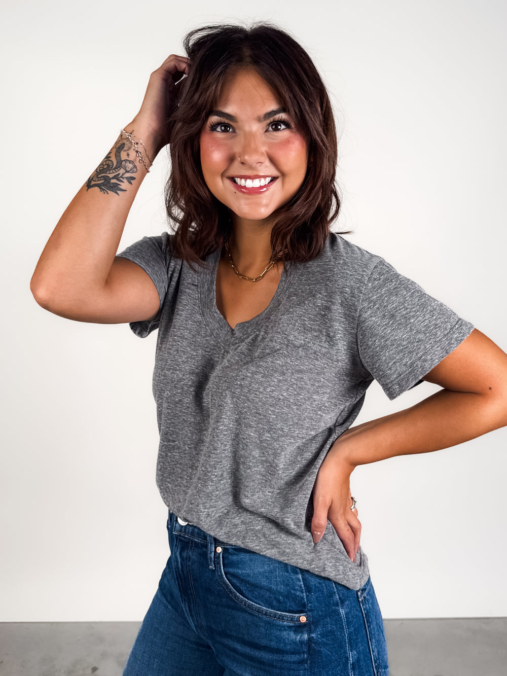 Hendrix V Neck Tee Essentials