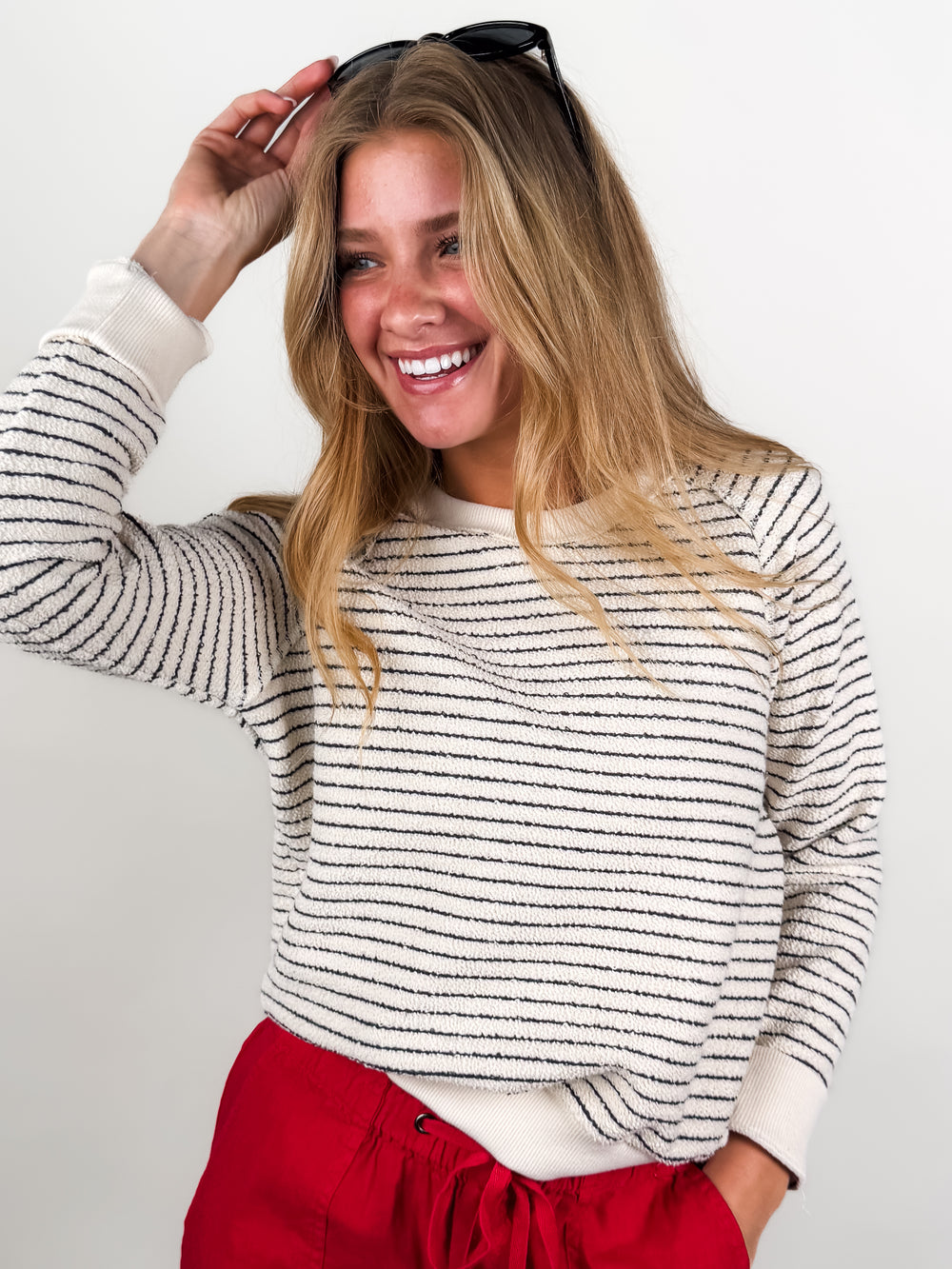 The Alexi Striped  Sweatshirt