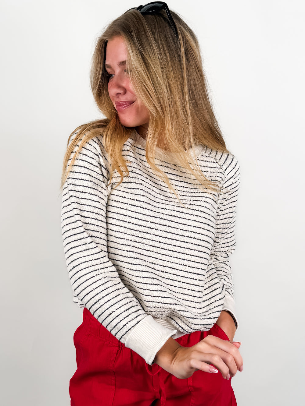 The Alexi Striped  Sweatshirt