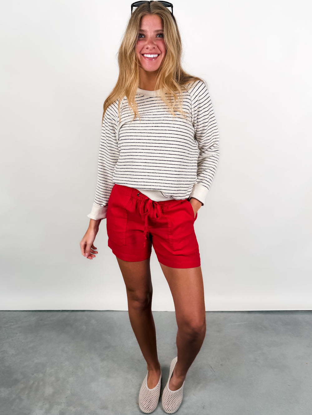 The Alexi Striped  Sweatshirt