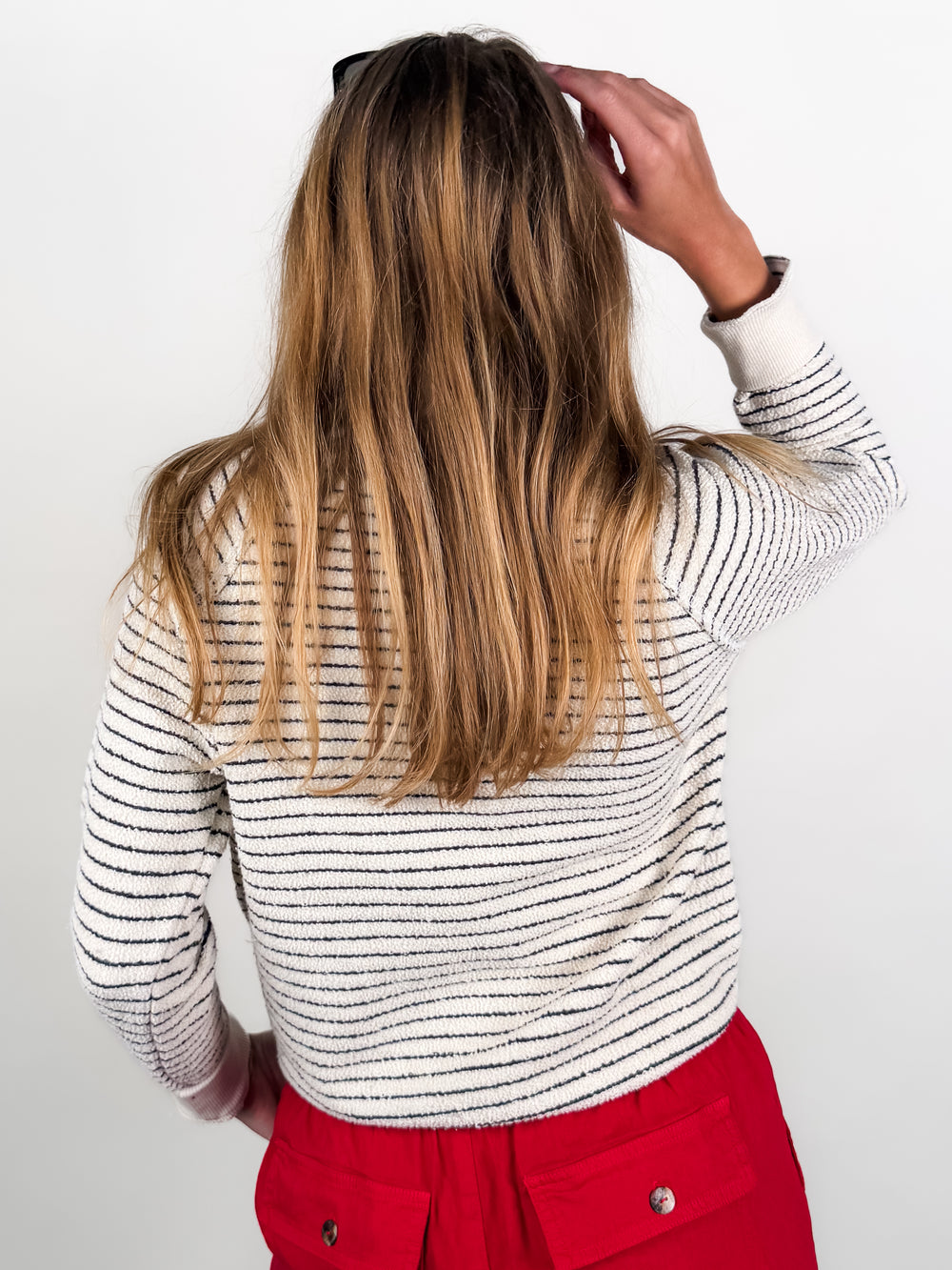 The Alexi Striped  Sweatshirt