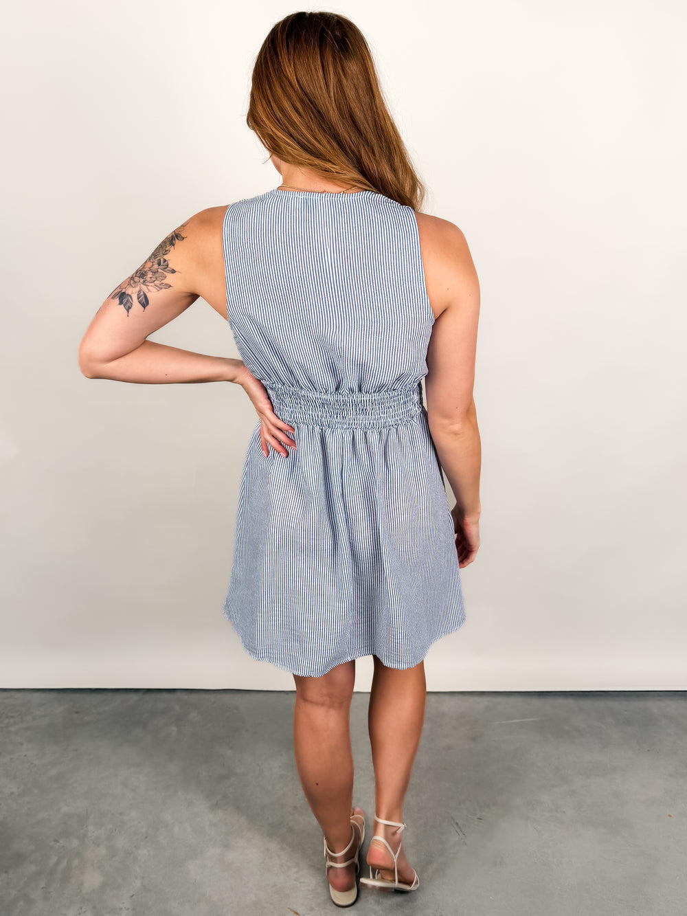 Garden Sun Tie Mini Dress