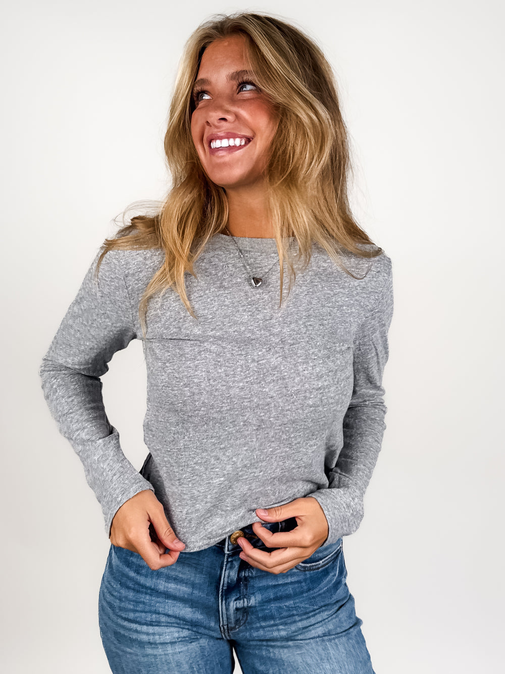 Jamie Recycled Cotton Long Sleeve