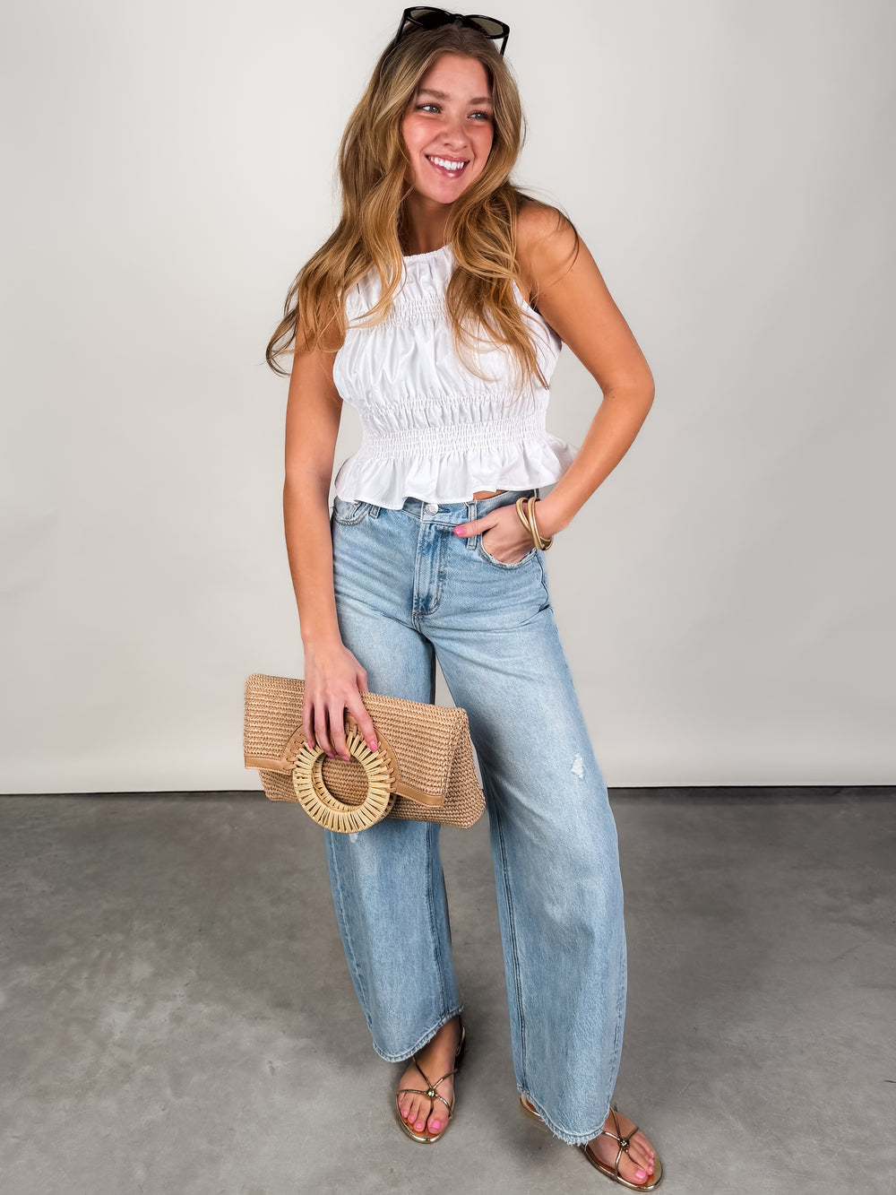 Central Park Ruched Tank