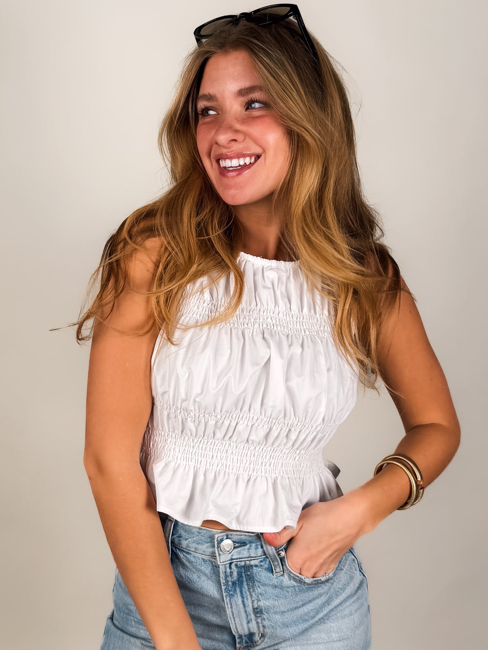 Central Park Ruched Tank