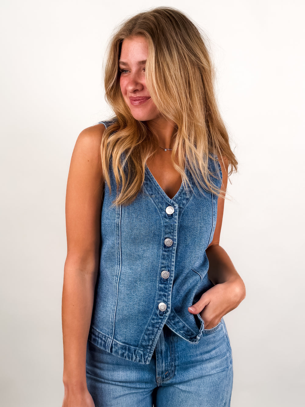 Porto Denim Vest