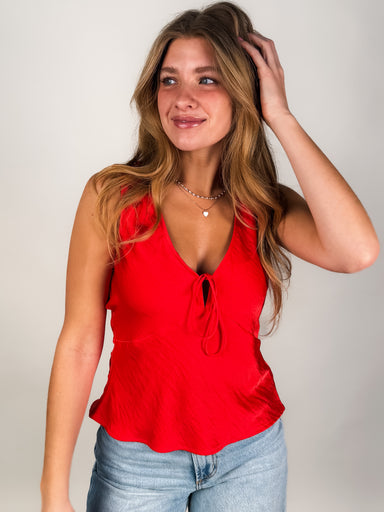 Red Date Night Top