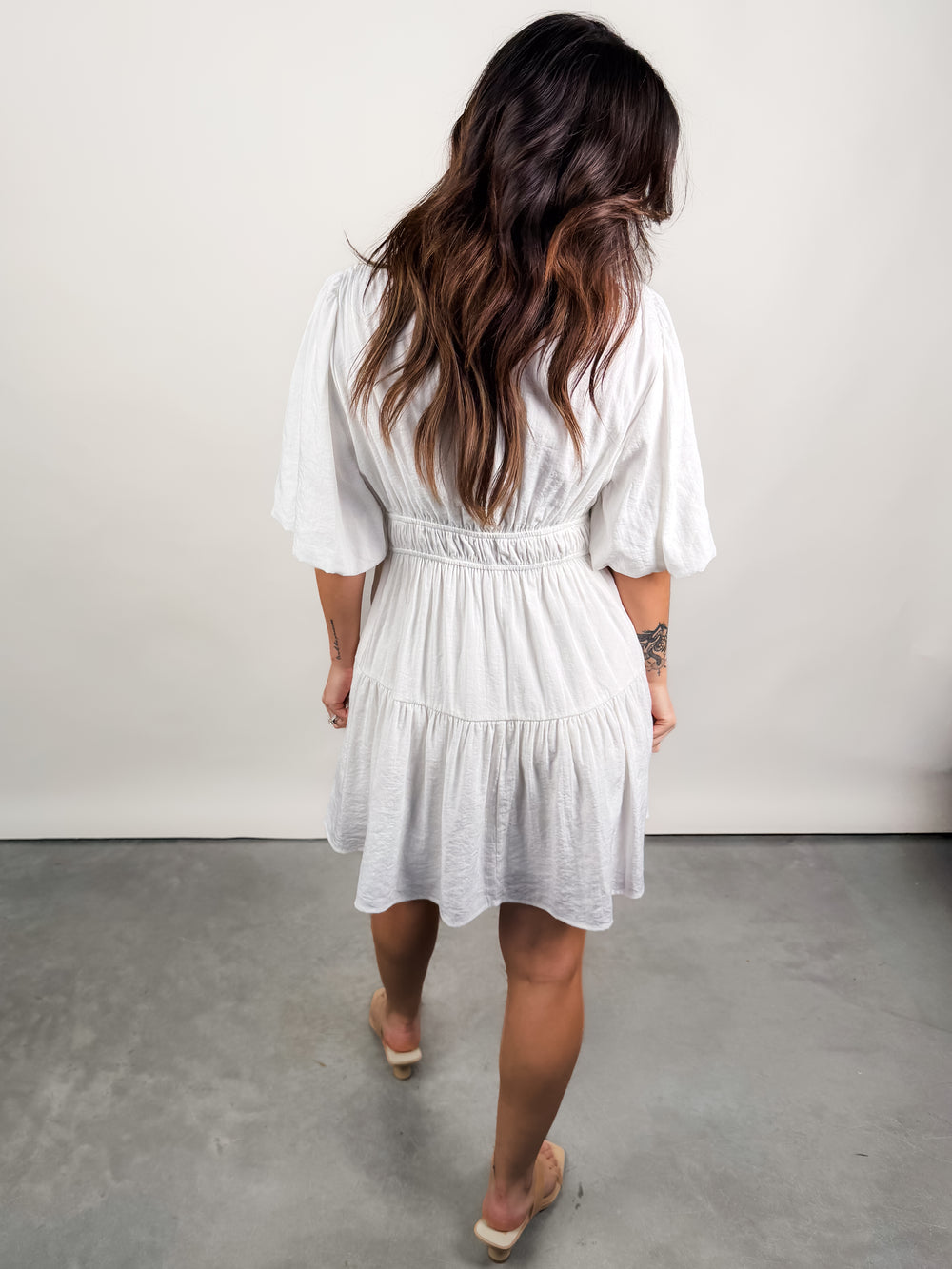 Blushing In The Sky Mini Dress