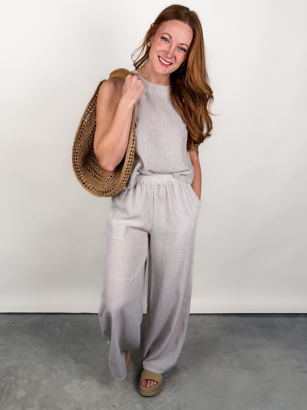 Garden Sun Button Tank