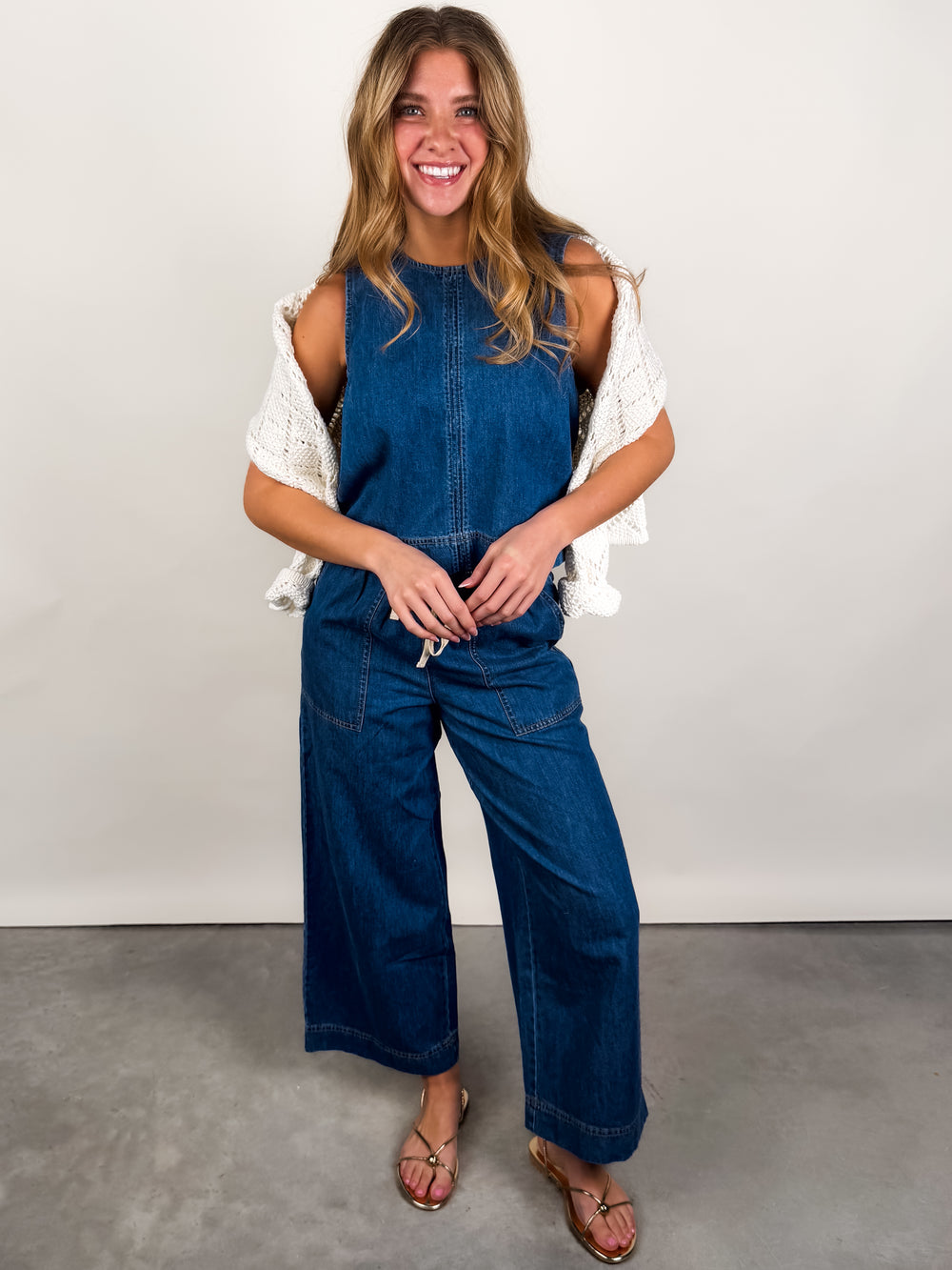 Sun Seeker Denim Tank