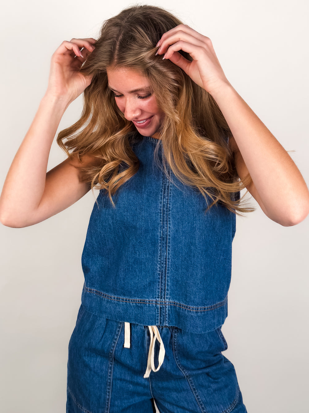 Sun Seeker Denim Tank