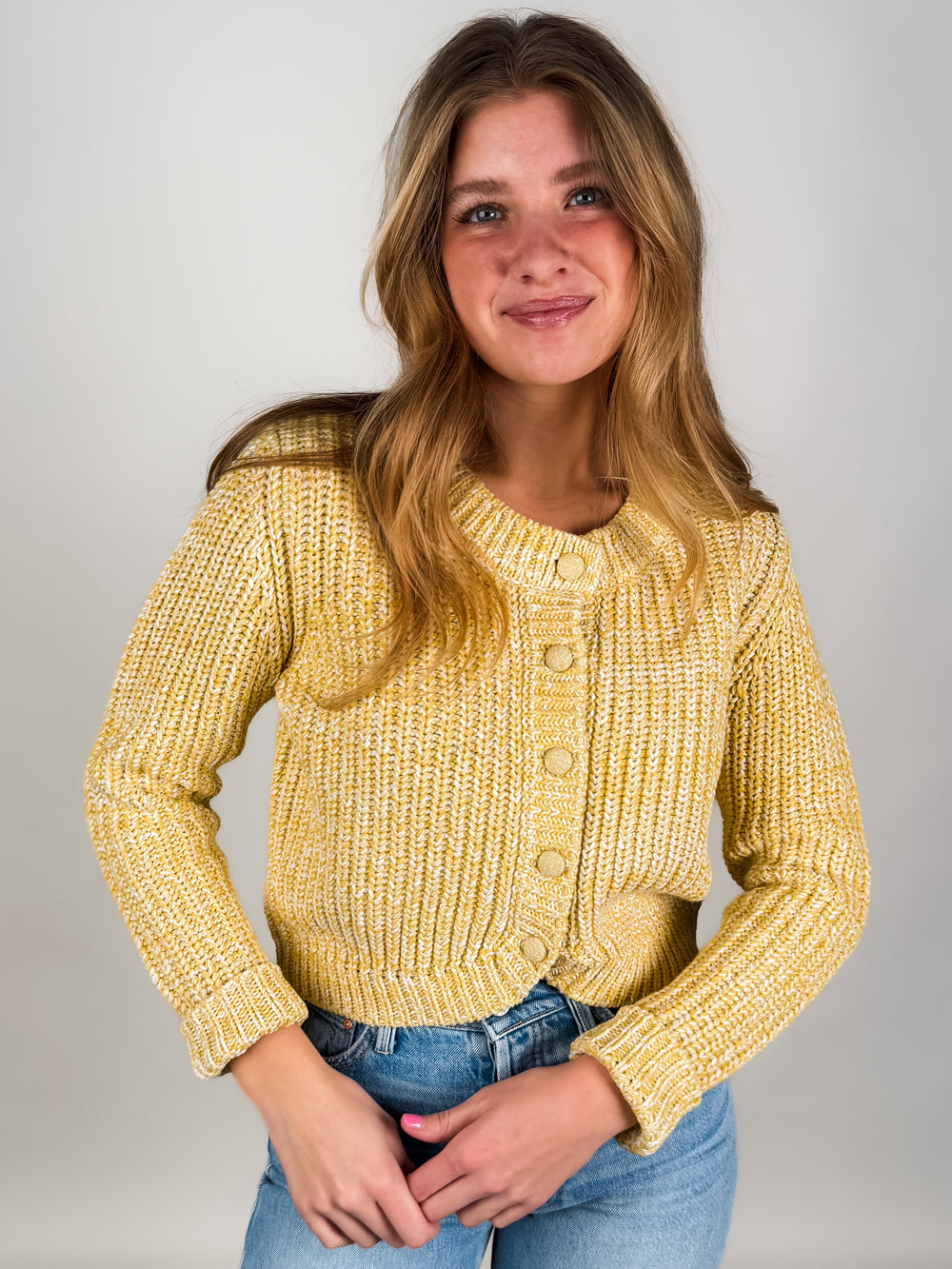 Sunroof Tulip Hem Cardi