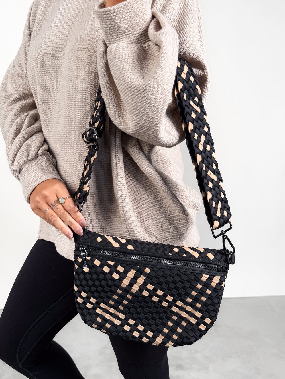 Ethereal Woven Neoprene Crossbody