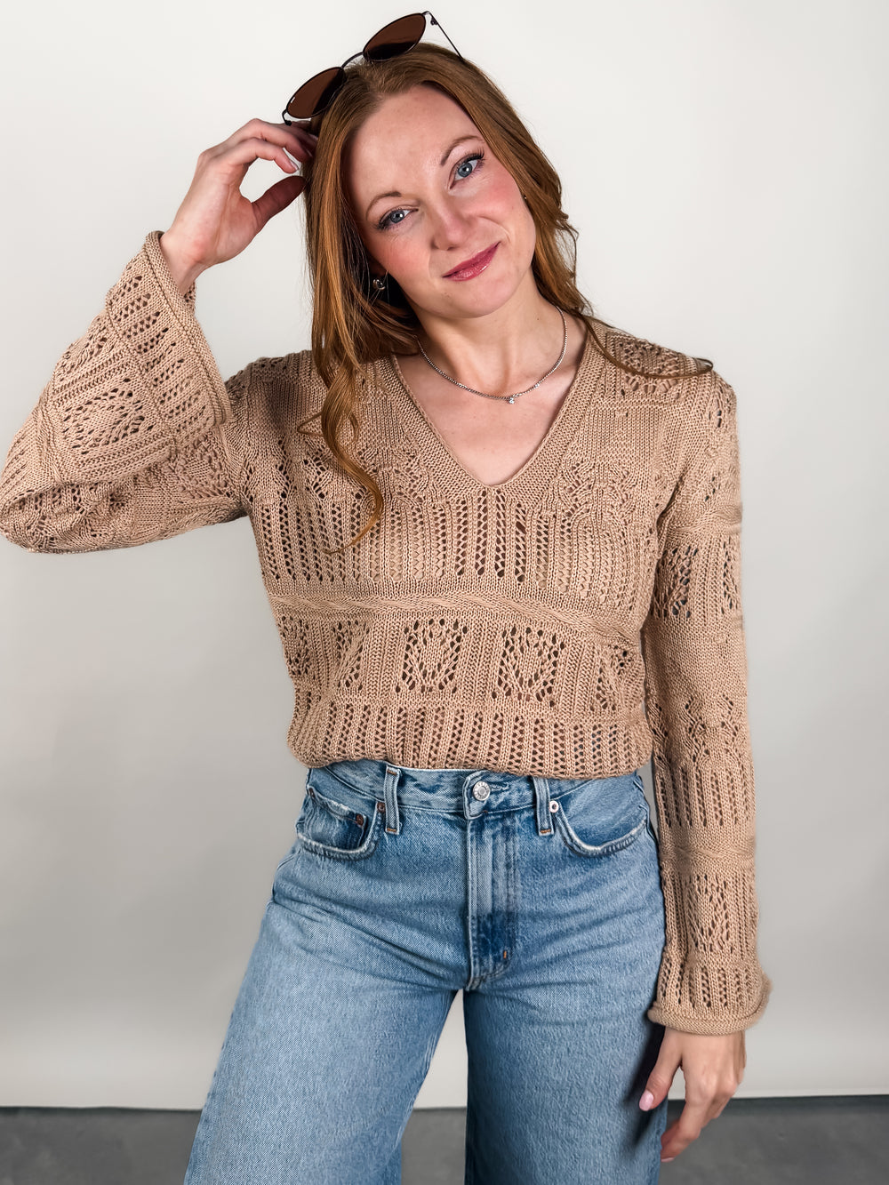 Liquid Soul V Neck Sweater