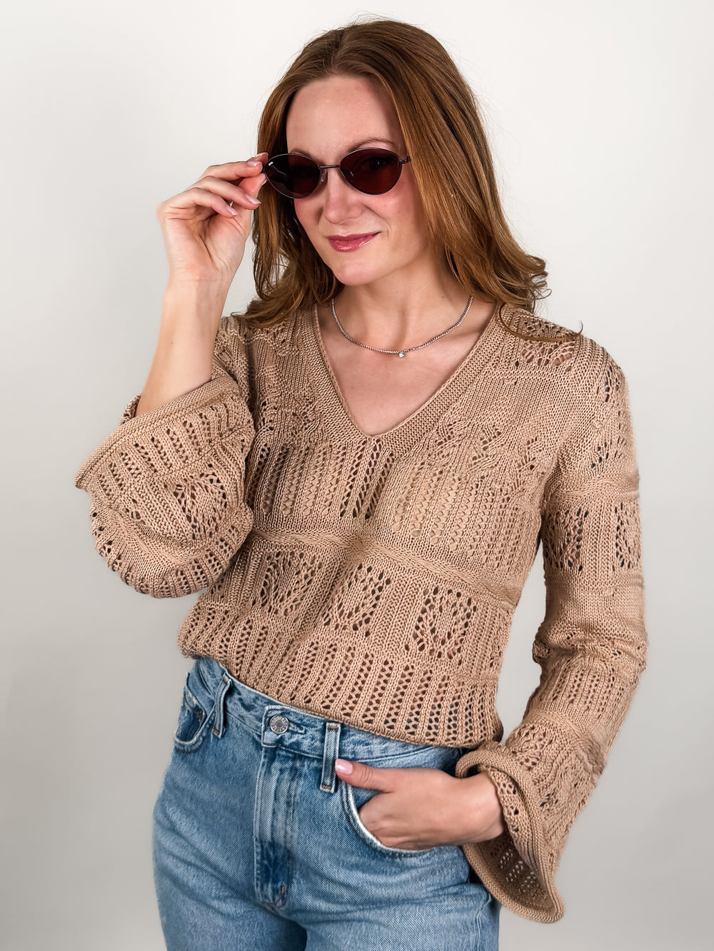 Liquid Soul V Neck Sweater