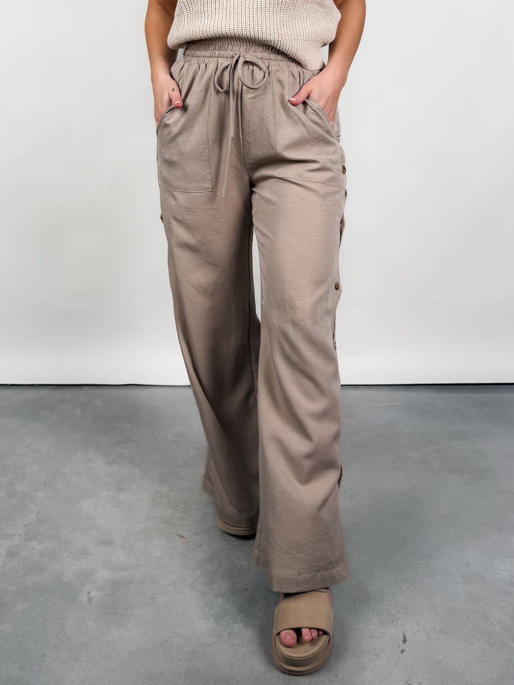 Natural Roots Button Pants