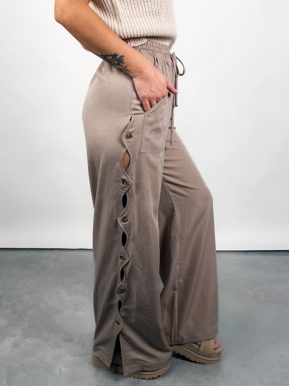 Natural Roots Button Pants