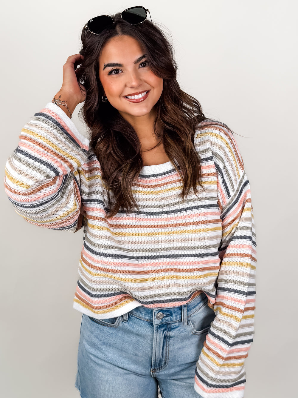 Abigail Stripe Sweater