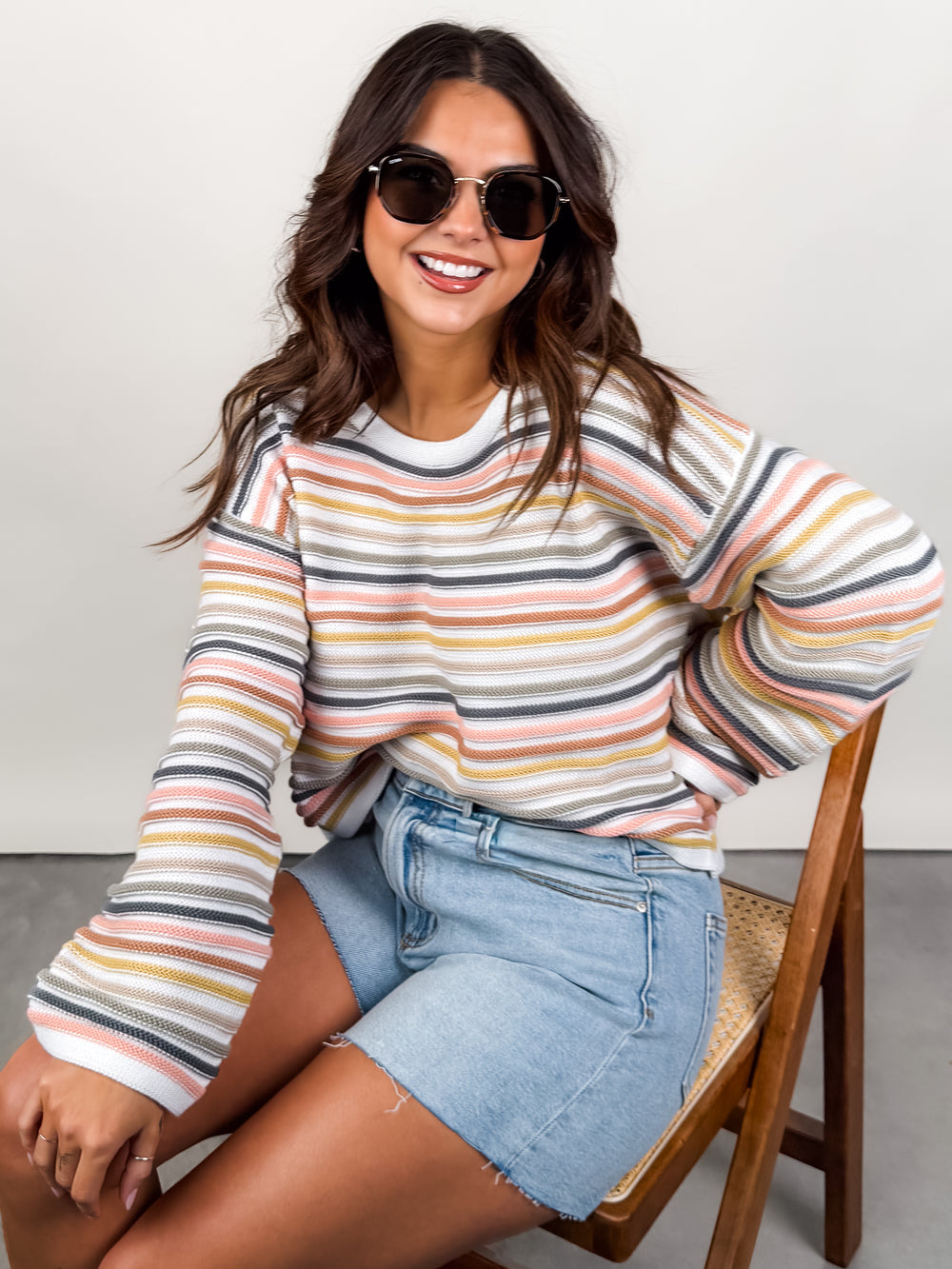 Abigail Stripe Sweater