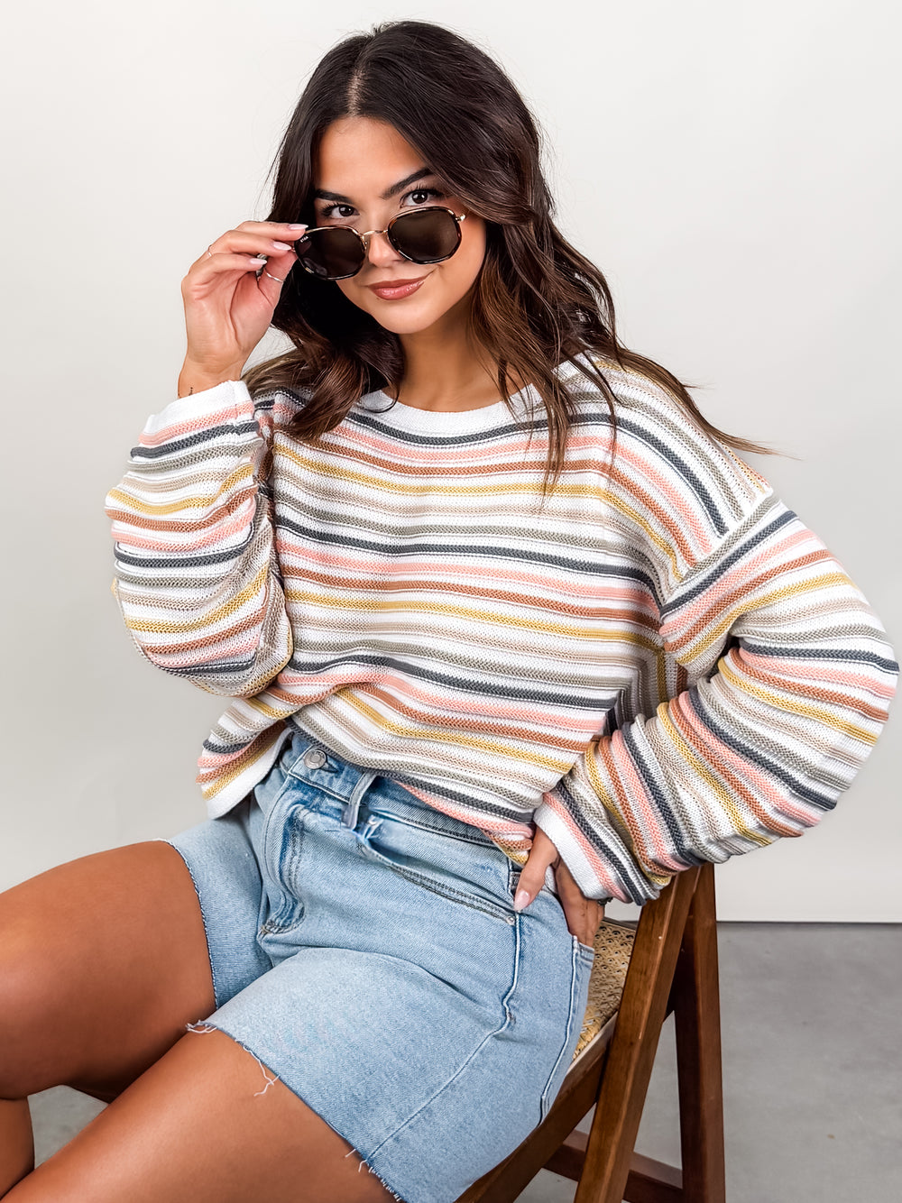 Abigail Stripe Sweater