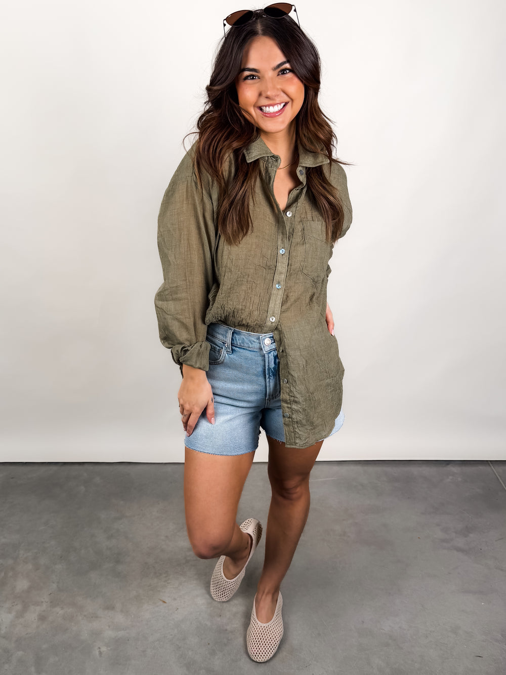 Hard To Find Button Up