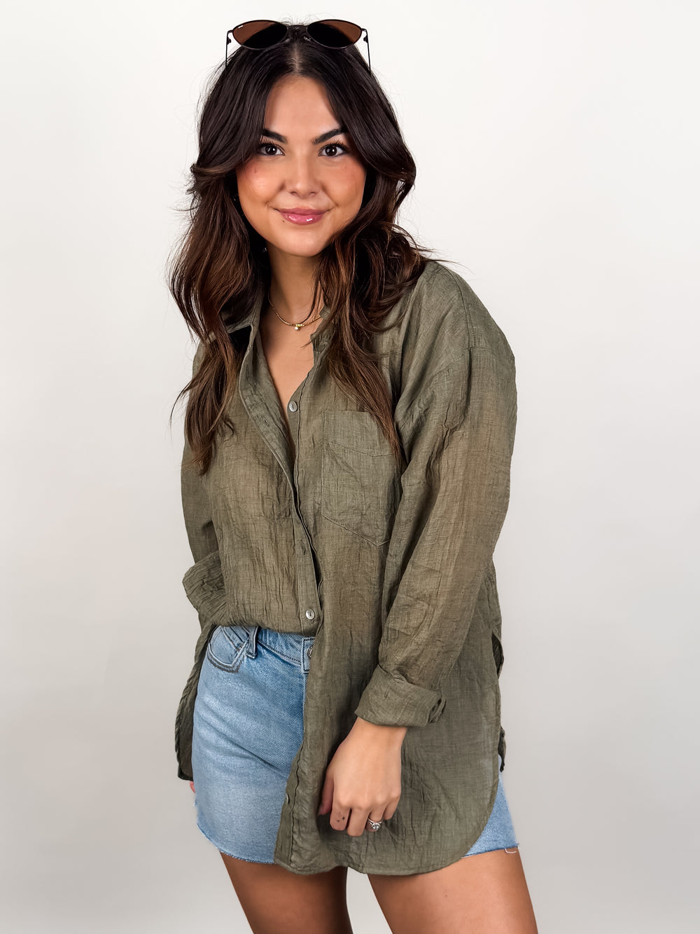 Hard To Find Button Up