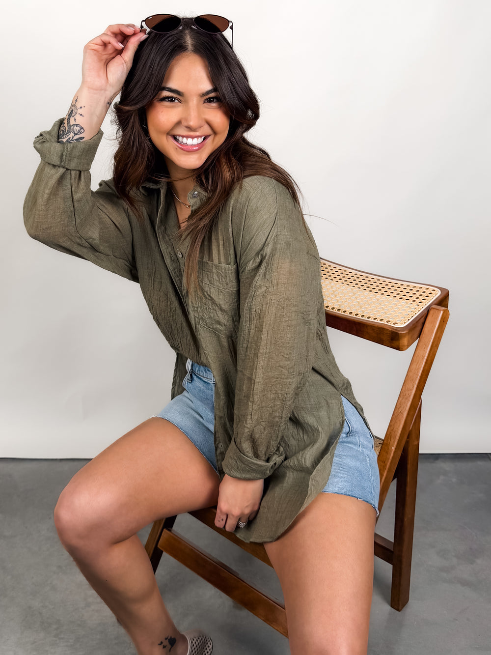 Hard To Find Button Up