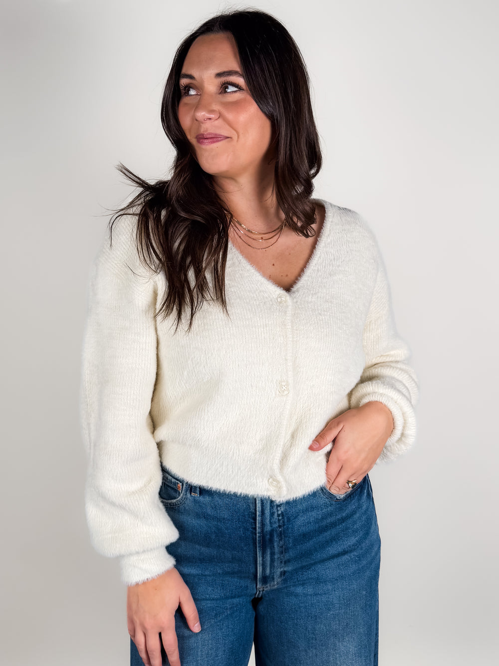 Sadira Fluffy Cardigan