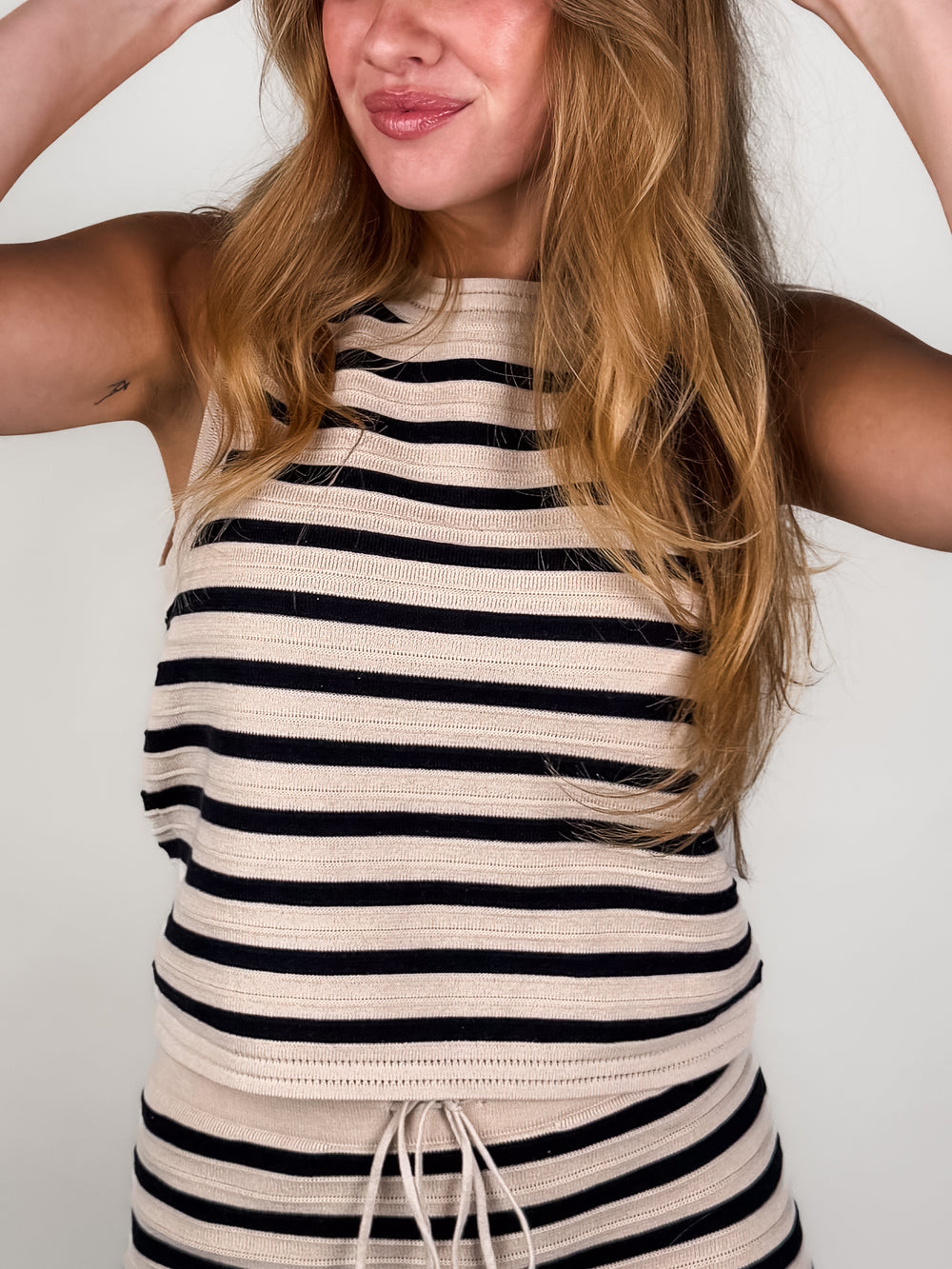 Emori Striped Muscle Tank