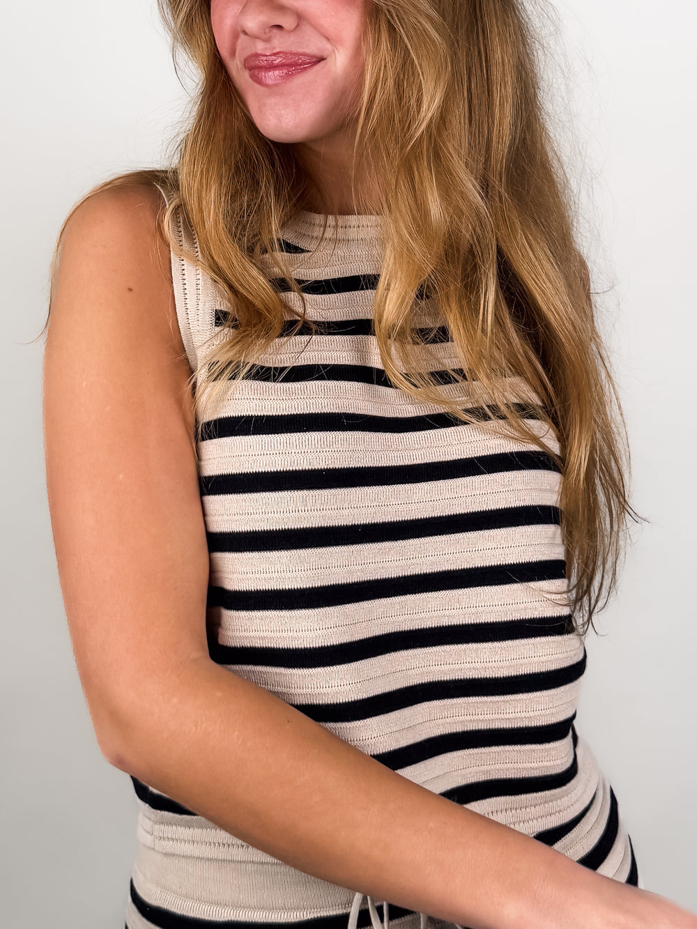 Emori Striped Muscle Tank